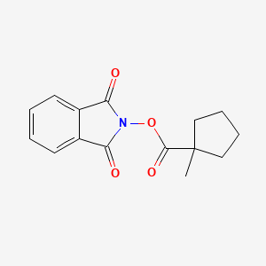 molecular formula C15H15NO4 B6603491 1,3-dioxo-2,3-dihydro-1H-isoindol-2-yl 1-methylcyclopentane-1-carboxylate CAS No. 2248320-80-9