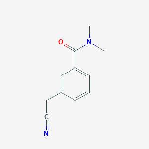 molecular formula C11H12N2O B6603498 3-(cyanomethyl)-N,N-dimethylbenzamide CAS No. 120352-91-2