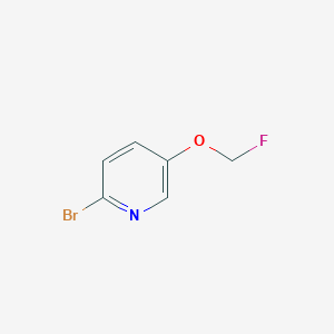 molecular formula C6H5BrFNO B6603523 2-bromo-5-(fluoromethoxy)pyridine CAS No. 2839143-67-6