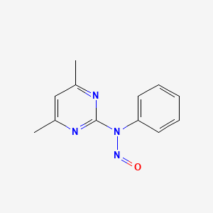molecular formula C12H12N4O B6603538 4,6-dimethyl-N-nitroso-N-phenylpyrimidin-2-amine CAS No. 116389-21-0