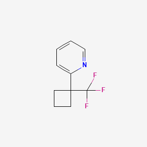 2-[1-(trifluoromethyl)cyclobutyl]pyridine