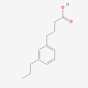 molecular formula C13H18O2 B6603559 4-(3-propylphenyl)butanoic acid CAS No. 19829-34-6