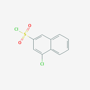molecular formula C10H6Cl2O2S B6603578 4-chloronaphthalene-2-sulfonyl chloride CAS No. 1384431-12-2