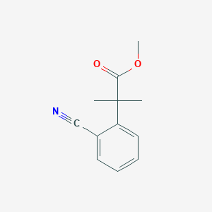 molecular formula C12H13NO2 B6603647 methyl 2-(2-cyanophenyl)-2-methylpropanoate CAS No. 2116046-32-1