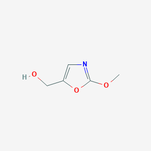 molecular formula C5H7NO3 B6603693 (2-methoxy-1,3-oxazol-5-yl)methanol CAS No. 2416718-81-3
