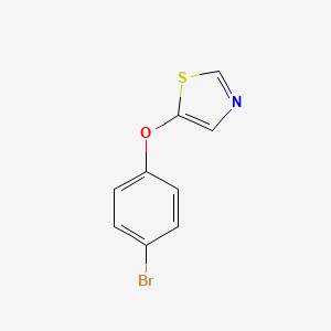 molecular formula C9H6BrNOS B6603695 5-(4-bromophenoxy)-1,3-thiazole CAS No. 2422054-14-4