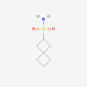 molecular formula C7H13NO2S B6603703 spiro[3.3]heptane-2-sulfonamide CAS No. 2172088-37-6