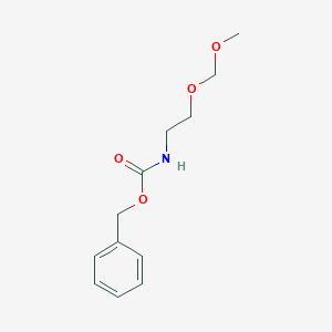 molecular formula C12H17NO4 B6603711 benzyl N-[2-(methoxymethoxy)ethyl]carbamate CAS No. 122225-22-3