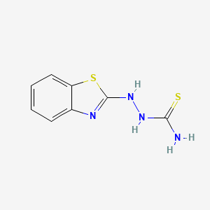 molecular formula C8H8N4S2 B6603748 [(1,3-benzothiazol-2-yl)amino]thiourea CAS No. 1092296-24-6