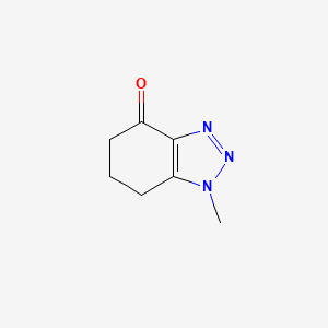 molecular formula C7H9N3O B6603794 1-methyl-4,5,6,7-tetrahydro-1H-1,2,3-benzotriazol-4-one CAS No. 156639-00-8