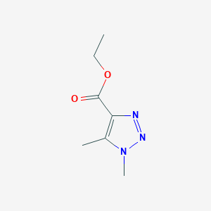 molecular formula C7H11N3O2 B6603804 ethyl 1,5-dimethyl-1H-1,2,3-triazole-4-carboxylate CAS No. 151797-84-1