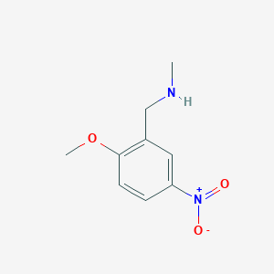 molecular formula C9H12N2O3 B6603848 [(2-methoxy-5-nitrophenyl)methyl](methyl)amine CAS No. 137469-75-1