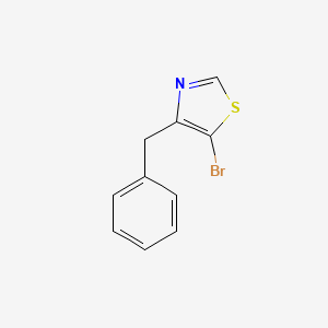 molecular formula C10H8BrNS B6603852 4-benzyl-5-bromo-1,3-thiazole CAS No. 2230803-02-6