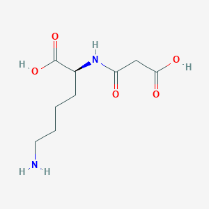 molecular formula C9H16N2O5 B6603859 (2S)-6-amino-2-(2-carboxyacetamido)hexanoic acid CAS No. 2624109-37-9