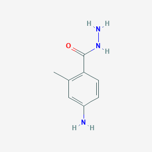 molecular formula C8H11N3O B6603865 4-amino-2-methylbenzohydrazide CAS No. 2351881-35-9