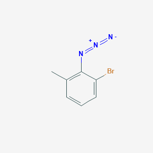 molecular formula C7H6BrN3 B6603871 2-azido-1-bromo-3-methylbenzene CAS No. 2138297-31-9