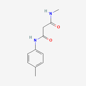 molecular formula C11H14N2O2 B6603887 N~1~-Methyl-N~3~-(4-methylphenyl)propanediamide CAS No. 142917-15-5