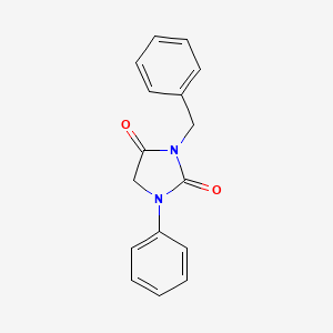 1-Phenyl-3-(phenylmethyl)-2,4-imidazolidinedione