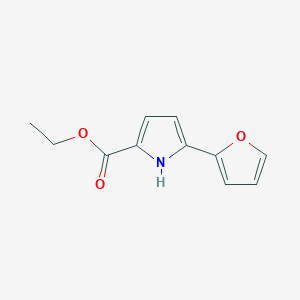 Ethyl 5-(2-furanyl)-1H-pyrrole-2-carboxylate