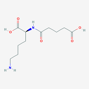 (2S)-6-amino-2-(4-carboxybutanamido)hexanoic acid