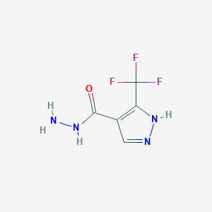 3-(trifluoromethyl)-1H-pyrazole-4-carbohydrazide