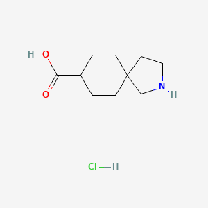 2-azaspiro[4.5]decane-8-carboxylic acid hydrochloride