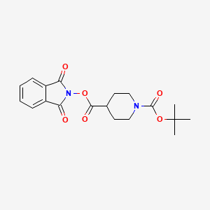 1-tert-butyl 4-(1,3-dioxo-2,3-dihydro-1H-isoindol-2-yl) piperidine-1,4-dicarboxylate