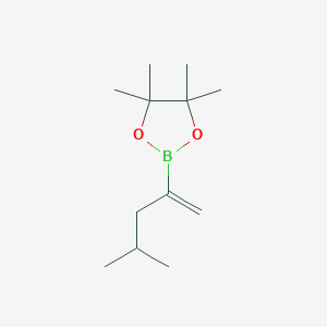 molecular formula C12H23BO2 B6604046 4,4,5,5-tetramethyl-2-(4-methylpent-1-en-2-yl)-1,3,2-dioxaborolane CAS No. 1613271-47-8