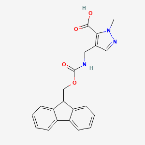 4-[({[(9H-fluoren-9-yl)methoxy]carbonyl}amino)methyl]-1-methyl-1H-pyrazole-5-carboxylic acid