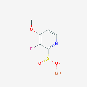 molecular formula C6H5FLiNO3S B6604074 lithium(1+) ion 3-fluoro-4-methoxypyridine-2-sulfinate CAS No. 2193061-24-2