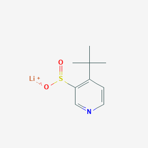 lithium(1+) ion 4-tert-butylpyridine-3-sulfinate
