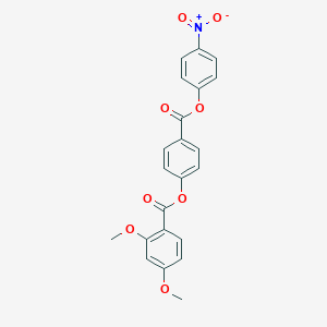 4-[(4-nitrophenoxy)carbonyl]phenyl 2,4-dimethoxybenzoate