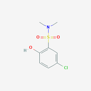 5-chloro-2-hydroxy-N,N-dimethylbenzene-1-sulfonamide