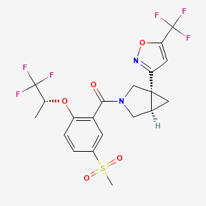 molecular formula C20H18F6N2O5S B6604116 Iclepertin CAS No. 1421936-85-7