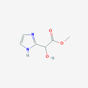 molecular formula C6H8N2O3 B6604118 methyl 2-hydroxy-2-(1H-imidazol-2-yl)acetate CAS No. 2228961-86-0
