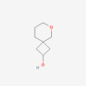 molecular formula C8H14O2 B6604215 6-oxaspiro[3.5]nonan-2-ol, Mixture of diastereomers CAS No. 2816908-49-1
