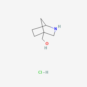 molecular formula C7H14ClNO B6604256 {2-azabicyclo[2.2.1]heptan-4-yl}methanol hydrochloride CAS No. 2866334-13-4