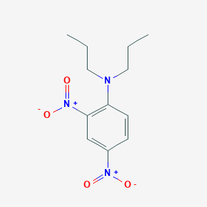 molecular formula C12H17N3O4 B6604360 2,4-Dinitro-N,N-dipropylaniline CAS No. 54718-72-8