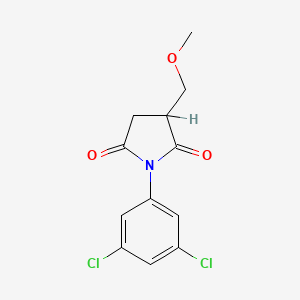 molecular formula C12H11Cl2NO3 B6604367 1-(3,5-Dichlorophenyl)-3-(methoxymethyl)pyrrolidine-2,5-dione CAS No. 81949-88-4