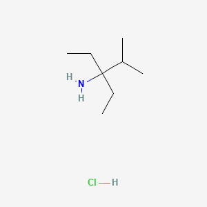 3-ethyl-2-methylpentan-3-amine hydrochloride