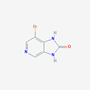 molecular formula C6H4BrN3O B066044 7-Bromo-1,3-dihydroimidazo[4,5-c]pyridin-2-one CAS No. 161836-12-0