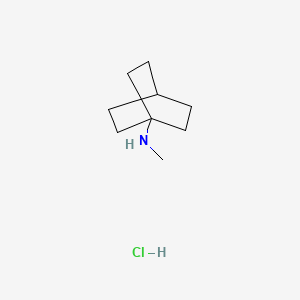 molecular formula C9H18ClN B6604411 N-methylbicyclo[2.2.2]octan-1-amine hydrochloride CAS No. 1123-31-5