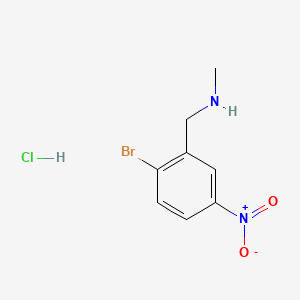 [(2-bromo-5-nitrophenyl)methyl](methyl)amine hydrochloride