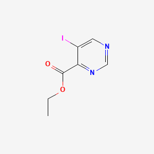 molecular formula C7H7IN2O2 B6604447 ethyl 5-iodopyrimidine-4-carboxylate CAS No. 1370725-03-3