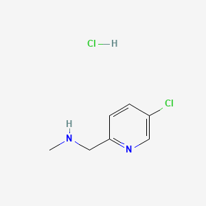 molecular formula C7H10Cl2N2 B6604494 [(5-chloropyridin-2-yl)methyl](methyl)amine hydrochloride CAS No. 2490704-96-4