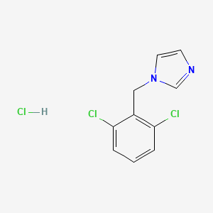 molecular formula C10H9Cl3N2 B6604528 1-[(2,6-Dichlorophenyl)methyl]imidazole;hydrochloride CAS No. 56643-70-0