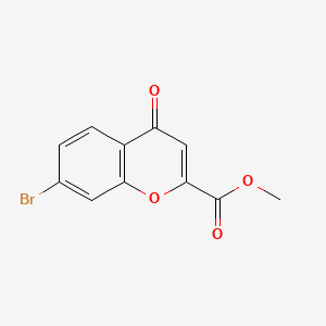 molecular formula C11H7BrO4 B6604550 methyl 7-bromo-4-oxo-4H-chromene-2-carboxylate CAS No. 2640646-71-3
