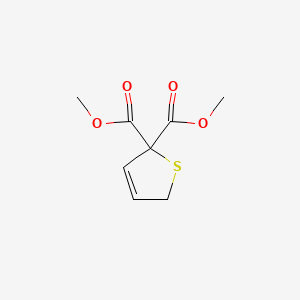 molecular formula C8H10O4S B6604605 2,2-dimethyl 2,5-dihydrothiophene-2,2-dicarboxylate CAS No. 2775444-82-9