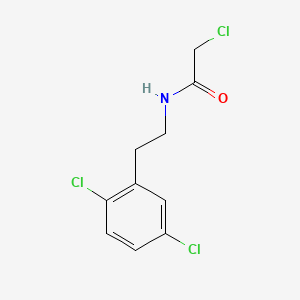 molecular formula C10H10Cl3NO B6604699 2-Chloro-N-[2-(2,5-dichlorophenyl)ethyl]acetamide CAS No. 34162-23-7