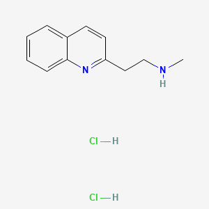 molecular formula C12H16Cl2N2 B6604735 methyl[2-(quinolin-2-yl)ethyl]amine dihydrochloride CAS No. 2137802-57-2